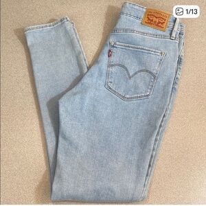 Levi's 721 light Blue high rise Skinny